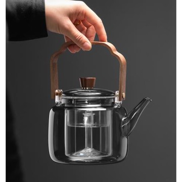 玻璃煮茶壺可明火單壺電陶爐專用煮茶器家用泡茶壺提梁燒水壺茶具