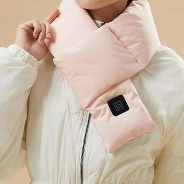 PinUpin 智能USB加厚羽絨棉發熱圍巾（三檔溫度）4色選(不蓄電請自備行動電源)