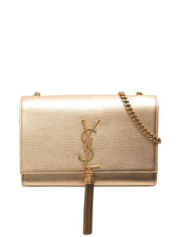 Saint Laurent - Kate chain satchel bag - women - Leather - One Size - Gold