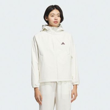 【adidas 愛迪達】 SOFTSHELL 連帽外套 女 KC0055