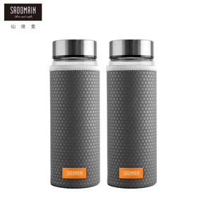 雙11限定【仙德曼 SADOMAIN】買一送一/雙層護套玻璃壺800ml