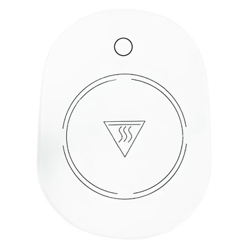 AHOYE 55度鋼化玻璃重力感應保溫杯墊  1個  17.5 x 15 x 4cm  白色