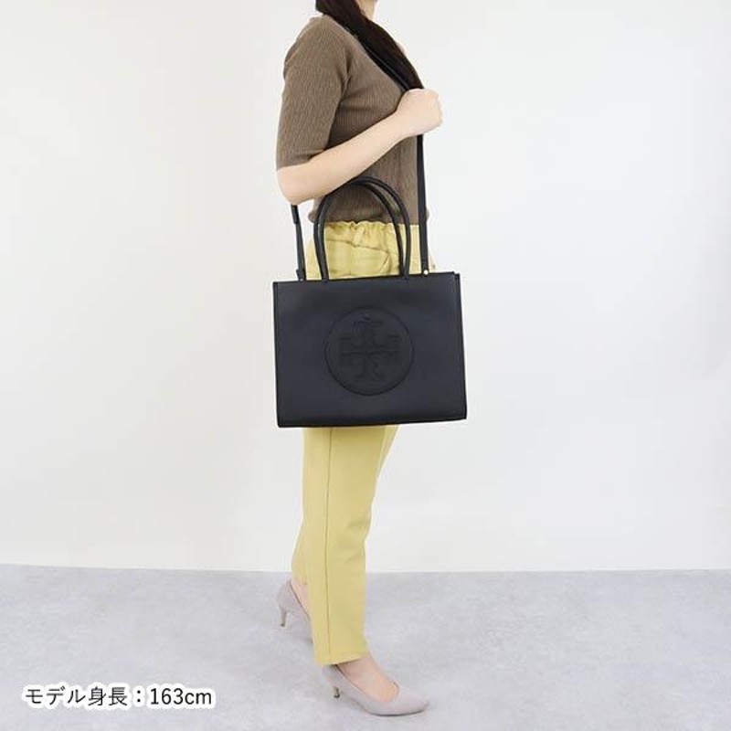 P6倍_8日23:59迄》トリーバーチ トートバッグ TORY BURCH レディース ELLA TOTE スモール エラトート  2wayショルダーバッグ ブラック 145612 001 | LINEブランドカタログ