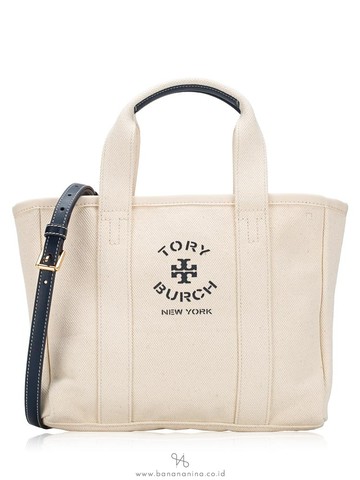 Tory Burch - 素面帆布兩用包 (白色)