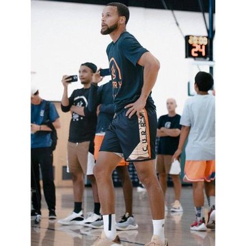 庫里籃球褲休閑運動褲男速干四分街頭籃球短褲街球短褲跑步訓練褲