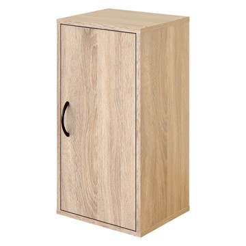 《HOPMA》日式二格櫃 台灣製造 收納櫃 置物櫃 書櫃 櫃子-淺橡(漂流)木