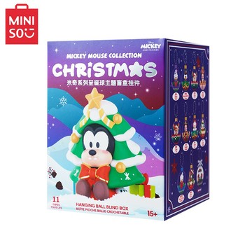 <蛋黃限定>🎄新貨到🎄 名創優品 米奇家族聖誕球系列 盲盒 盒玩~全新現貨^^