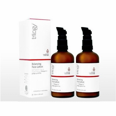 trilogy balancing face lotion