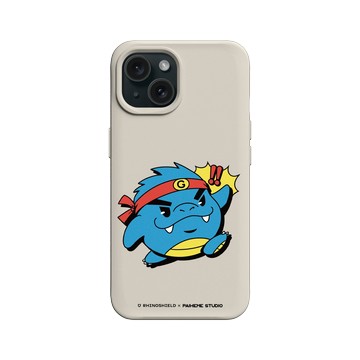 iPhone 15 SolidX 貝殼灰 - Paiheme Studio - Pocket Kaiju