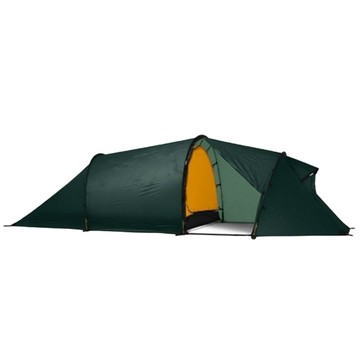 HILLEBERG 納洛 紅標 Nallo 4 GT 輕量抗撕裂四人帳篷(3.6kg)/寬敞的置物空間/全方位四季帳棚 適縱走/014511 綠