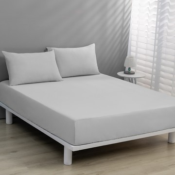 新品_東妮寢飾（單人/雙人/加大/特大）TopCool冰凍涼感床包枕套組 / 雪松灰