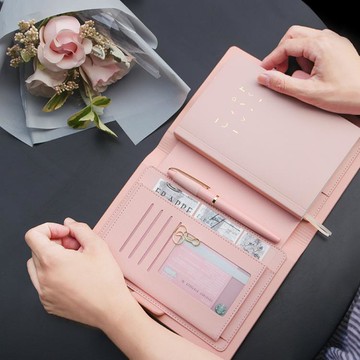 商務高檔筆記本本子辦公工作記事本手賬本會議記錄本定制可印logo 99購物節