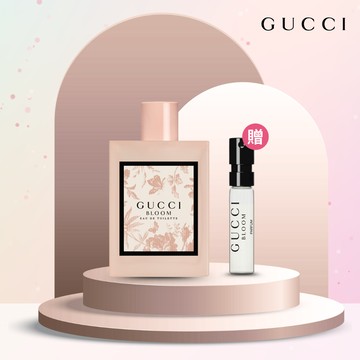 生日驚喜💝送限量小香【GUCCI 】花悅女性淡香水(50ml/100ml)+花悅慕意女性香精針管 1.5ML(送禮首選) | 聖誕禮物