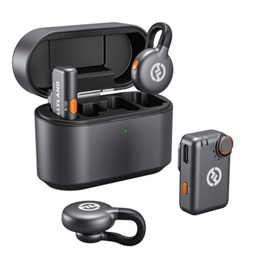 Hollyland LARK M2S Mini Combo 全能版 無線麥克風 潤橙公司貨 黑色