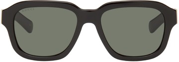 Gucci 黑色 Square 太阳镜