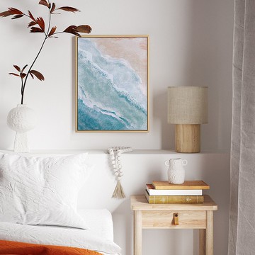 波希米亞下的海灘II－海洋/沙灘/客廳掛畫/裝飾畫/居家裝飾/風景