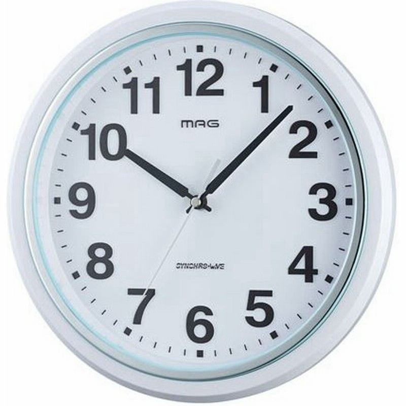 ノア精密 マグ Mag 電波時計 掛け時計 プロキオン W 604 Wh 代引不可 通販 Lineポイント最大0 5 Get Lineショッピング