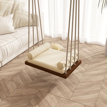 現貨速發！免運 秋千 蕩鞦韆 搖籃 吊椅 秋千椅 搖籃椅 品榕沐業室外室內秋千吊籃家用陽臺實木秋千網紅單雙人秋千搖籃椅 八折下殺 可開發票 特價出