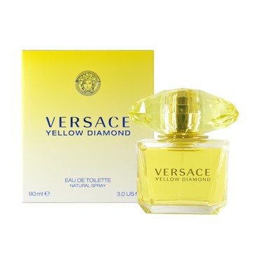 【VERSACE 凡賽斯】香愛黃鑽女性淡香水 90ml