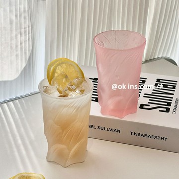 ins風冰玄杯家用玻璃杯子威士忌酒杯果汁杯簡約水杯牛奶杯冷飲杯