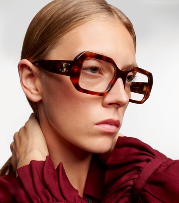 Celine Eyewear Triomphe square glasses