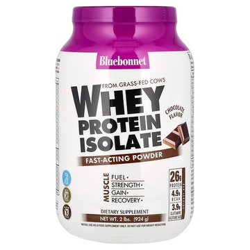 Bluebonnet Nutrition, 分離乳清蛋白，天然巧克力味，2 磅（924 克）