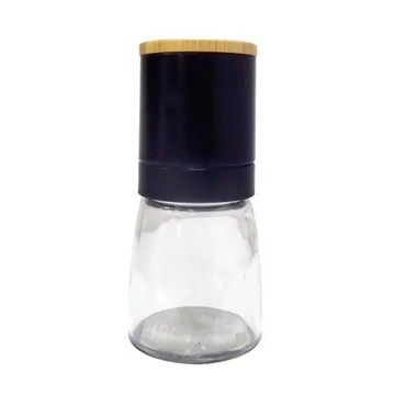 【日式竹蓋研磨罐140ml】調味罐 罐子 醬料罐 海鹽罐 收納罐 研磨罐 研磨瓶