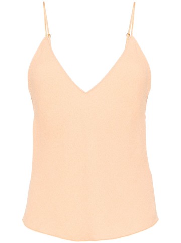 Forte Forte - spaghetti-strap top - women - Viscose/Acetate/Polyester - II - Neutrals