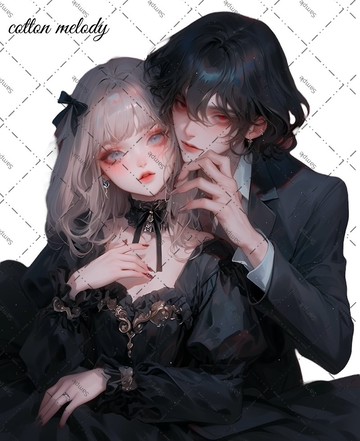 original sticker no.1695 人物貼紙 原創貼紙 人物貼紙 女孩貼紙 原創人物貼紙