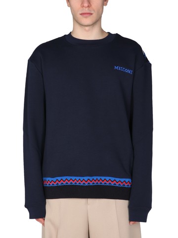 missoni crew neck sweatshirt