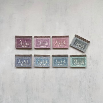 迷你 水彩素描本 / 膠裝 / 手抄紙 / 手繪