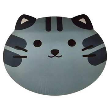 home KENGTAI 超吸水造型門墊  1個  藍色貓  55 x 45cm