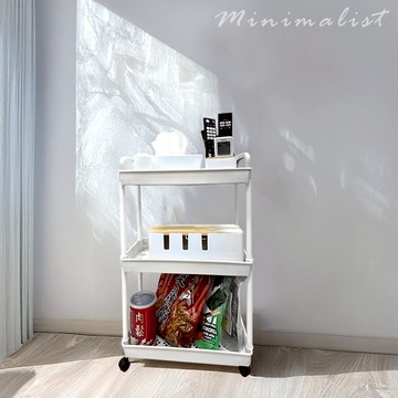 [窄邊29cm 空間收納] 縫隙推車 推車置物架 美容推車 層架推車 置物籃推車 推車收納 三層推車 收納推車 置物推車