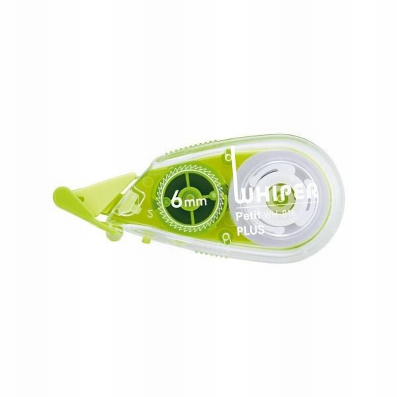 プラス 修正テープホワイパープチ クリームテープ 6mm WH-816Y 51-644