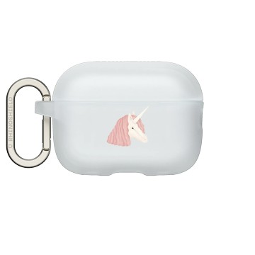 AirPods Pro 2 AirPods Case 透明 - 欣蒂小姐 Miss Cyndi - 妳（粉色獨角獸）