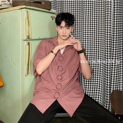 シャツ メンズ 夏 カジュアルシャツ 無地 夏服 韓国 ファッション メンズシャツ カジュアル 服 メンズファッション トップス 通販 Lineポイント最大get Lineショッピング