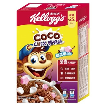 Kellogg's 家樂氏 COCO 可可猴 格格脆棉花糖  300g  1盒