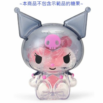 asdfkitty*庫洛米透明 造型存錢筒 撲滿 儲金箱(無糖果)-日本正版商品