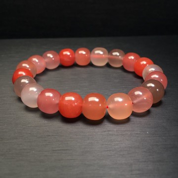 保山南紅冰紅手鏈 糖果色 多寶手串 顏色豔麗 比冰 紅 晶體干淨