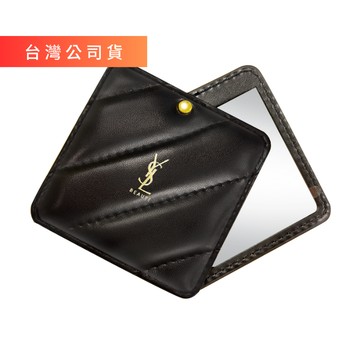 【🛍️】YSL聖羅蘭 黑色斜紋方形掀蓋鏡
