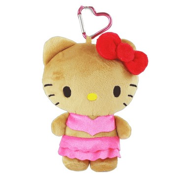 【Sanrio サンリオ】ᴊᴘ日本商品 黑皮泳衣Hello Kitty 收納袋 收納包 日落小物 生日禮物 交換禮物