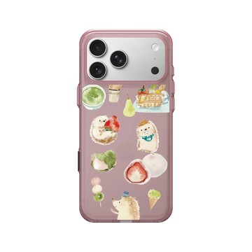 iPhone 17 Pro Max Clear (相機按鈕) 晶醺玫 - 涼丰 LiangFeng - 甜點小刺猬