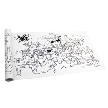 Maped 自黏式著色紙捲 6張 1捲 白色 - 兒童創意美術繪畫