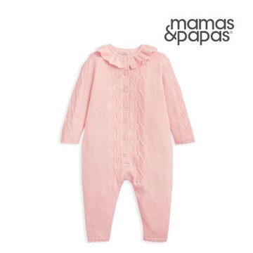Mamas&Papas 甜心圓舞曲-針織長袖連身兔裝