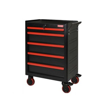 樹德SHUTER 五抽工具車-已組裝 紅/黑色 /組 TC5-41B【APP滿額下單10%點數(單一帳號最高5000點)】1/31止