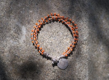 -Bonda beads- '4line' braid bracelet