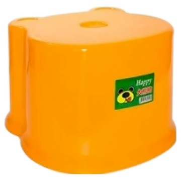 百貨King 大熊寶寶椅/塑膠椅/椅凳  35 x 23 x 21cm  橘色