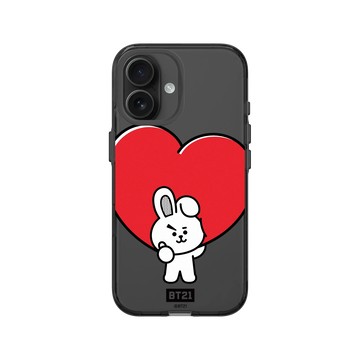 iPhone 16 Clear (相機按鈕) 酷墨灰 - BT21 - SHOOKY for You