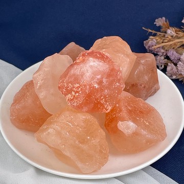 【MU工坊】橙鹽石擴香石/水晶擴香燈/碎石/室內香薰/淨化小夜燈