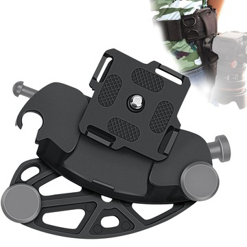 JMSUZ微單攝影扣相機快掛腰扣 腰掛微單反相機快掛快槍手肩帶掛扣【Snowbelle優選】